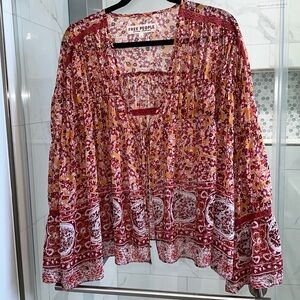 🔥Free People Lorraine Tiered Kimono
